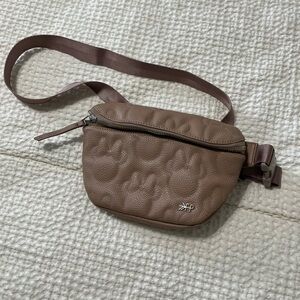 Mickey Mouse Brown Leather Belt Bag by freshly picked